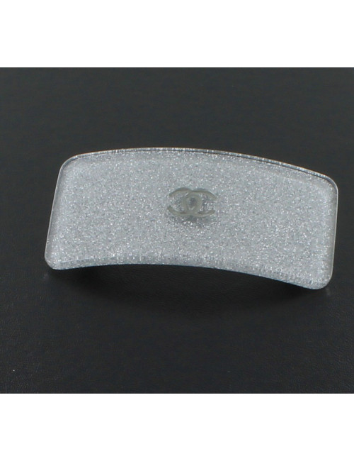 Barrette à cheveux CHANEL  feuille d'argent