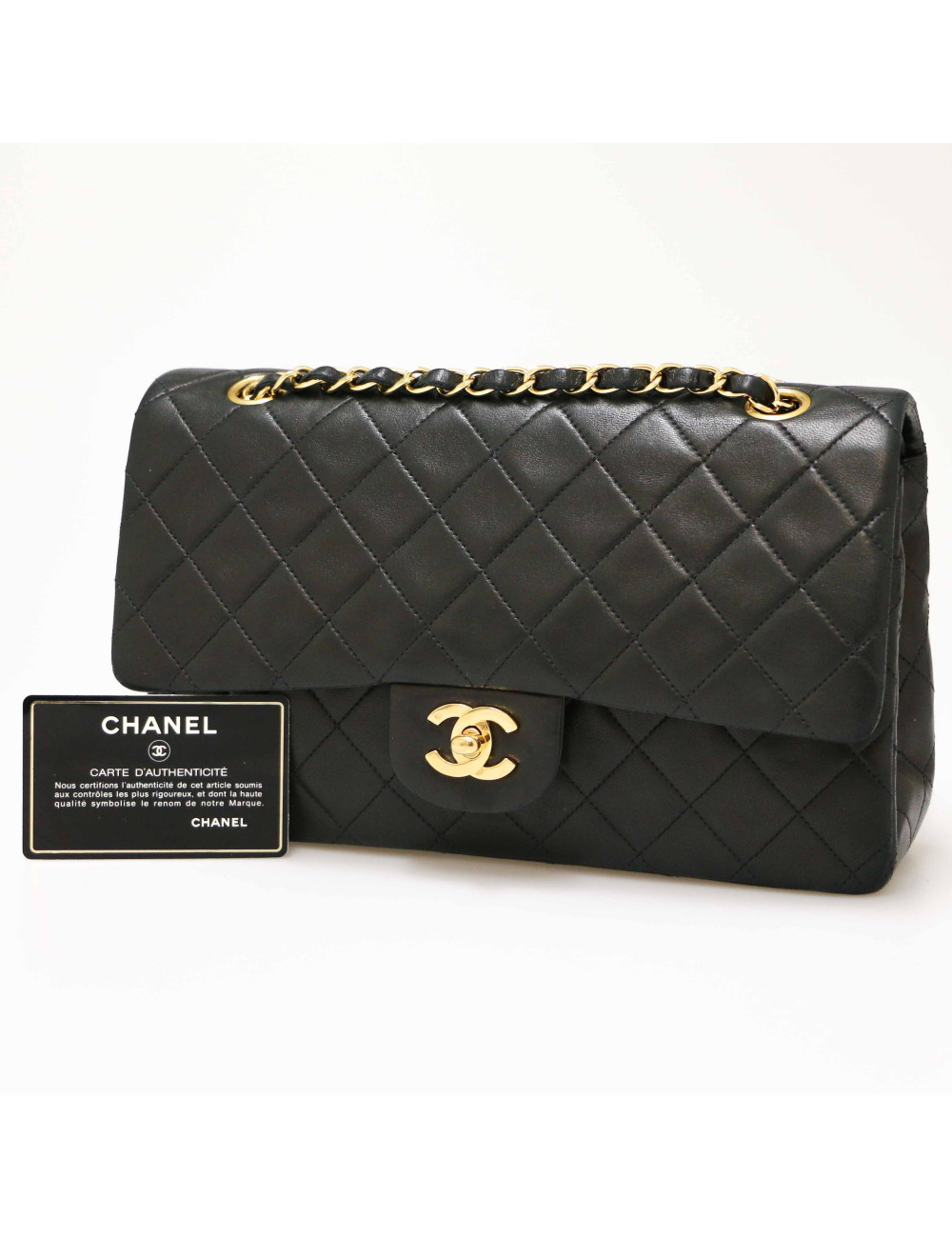 Sac Classique noir vintage CHANEL