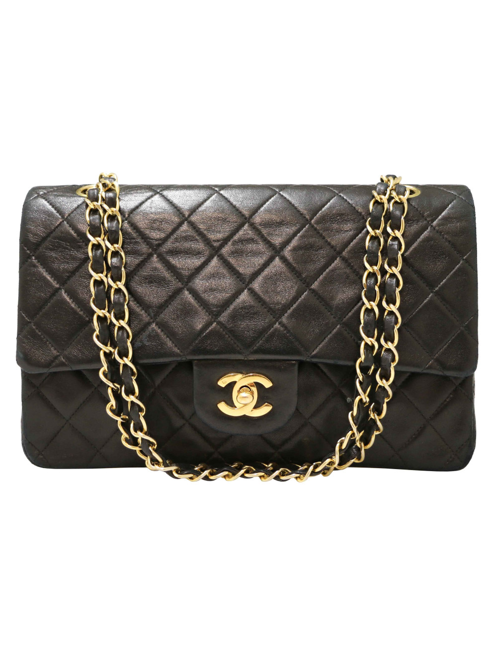 Sac Classique Chanel medium cuir d'agneau