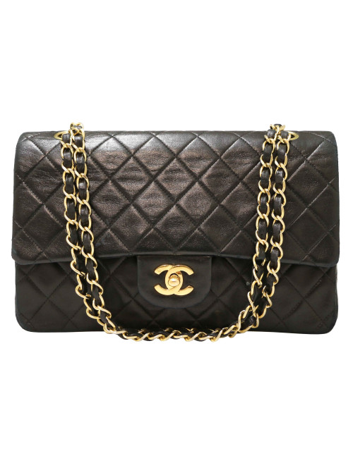 Sac Classique Chanel medium cuir d'agneau