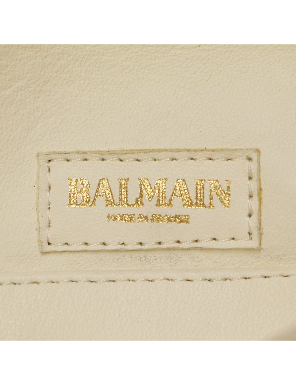 Pochette BALMAIN beige 