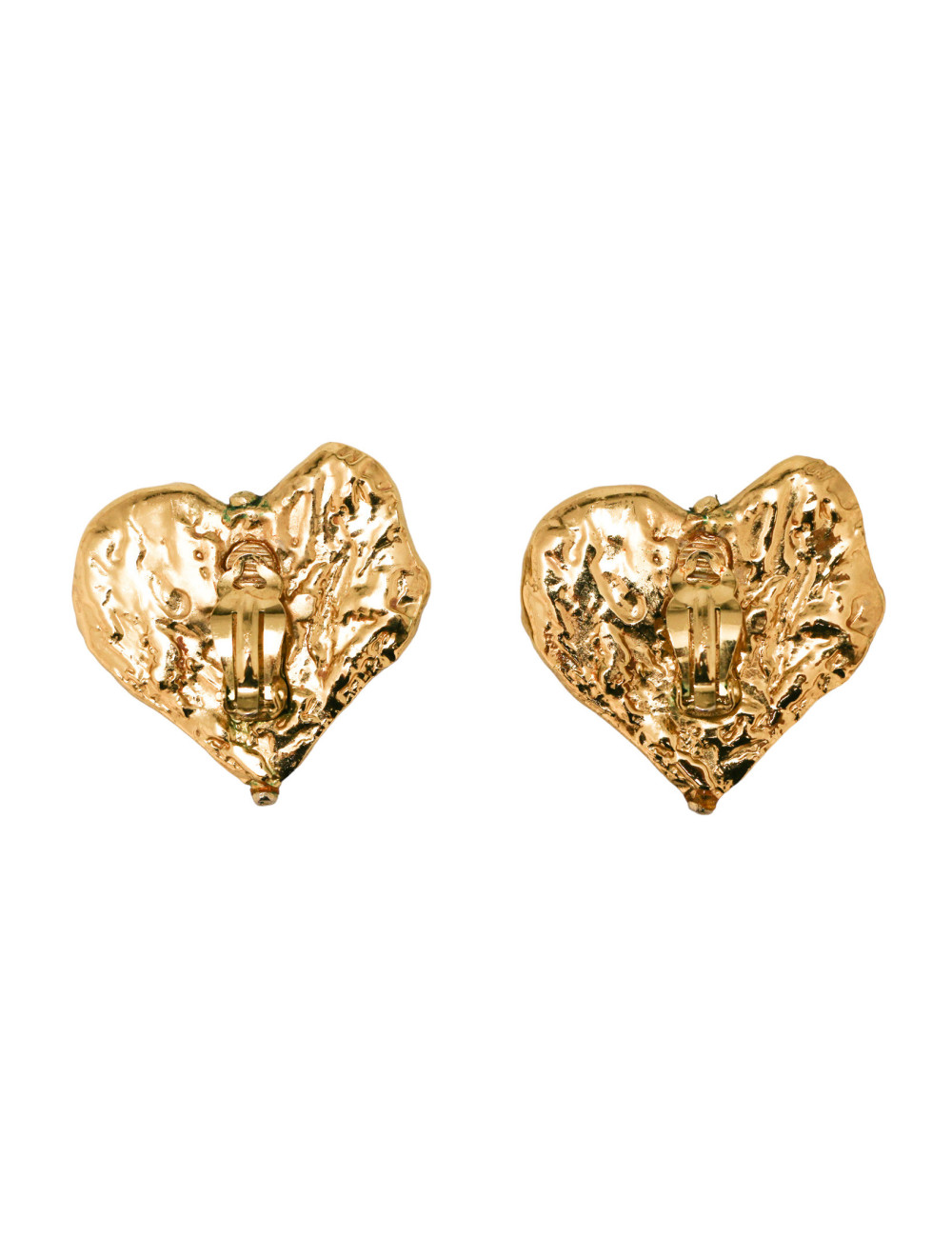 Clips coeur YSL YVES SAINT LAURENT Vintage