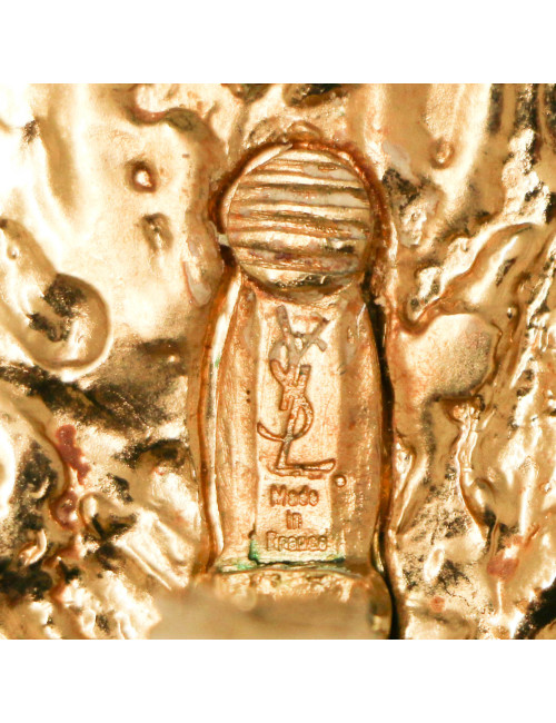 Clips coeur YSL YVES SAINT LAURENT Vintage