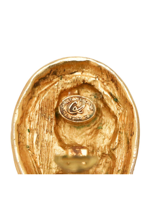 Boucles d'oreille CHRISTIAN LACROIX Médaillons