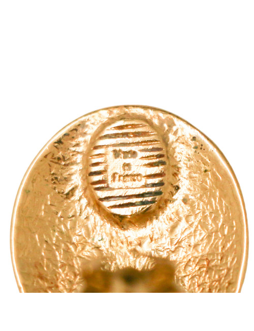 Clips YSL pendants dorés vintage