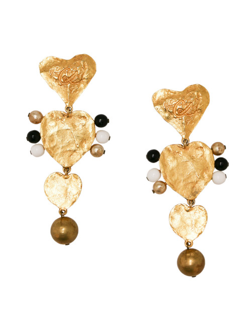 Clips CHRISTIAN LACROIX 3 coeurs