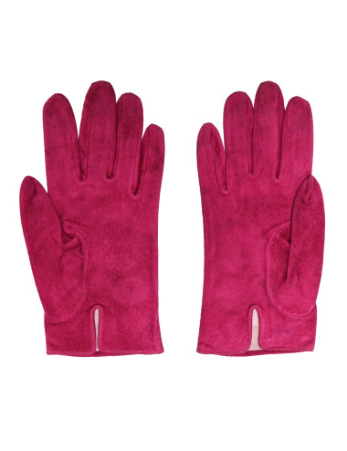 Paire de gants T 7,5 CHRISTIAN LACROIX pécarie  violet 2