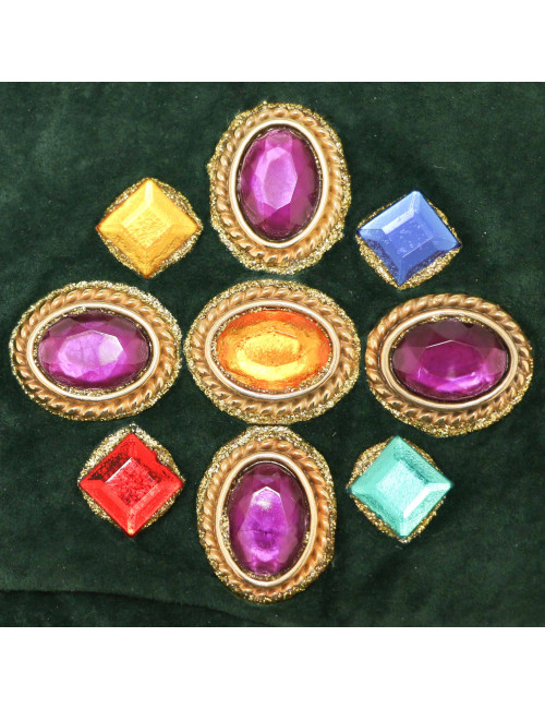 CHRISTIAN LACROIX vintage green gloves size 7.5FR