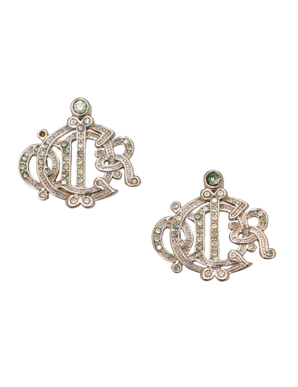 Clous DIOR strass argent