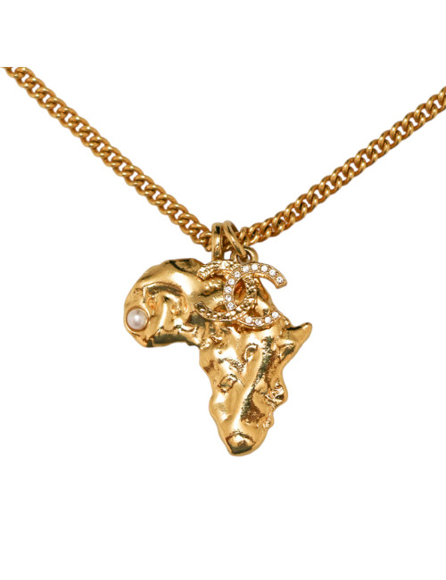 CHANEL Paris-Dakar long necklace