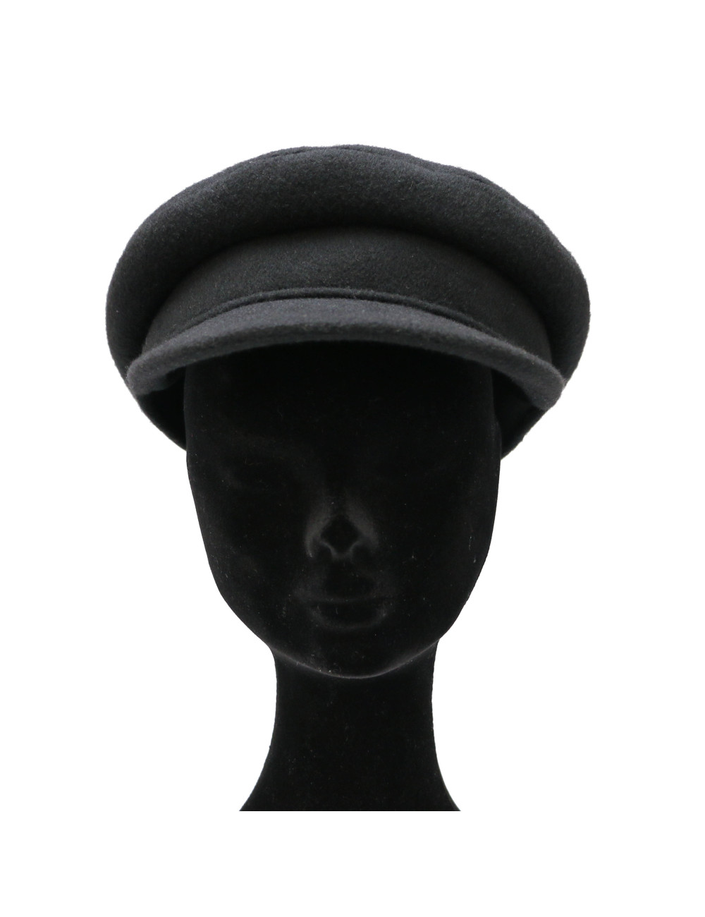 Beret T 56 HERMES 100 % cachemire noir