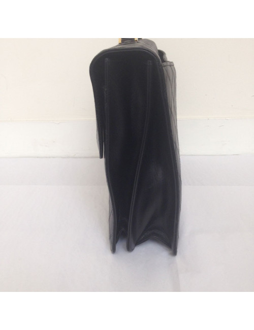 Sacoche CHANEL cuir matelassé noir