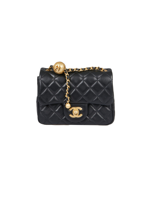 Sac rabat CHANEL noir