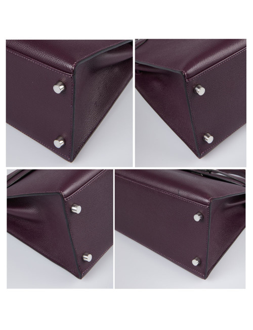 Kelly 28 Epsom Raisin