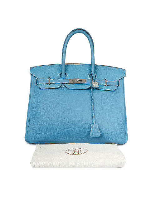 Birkin 35 bleu Jeans HERMES togo