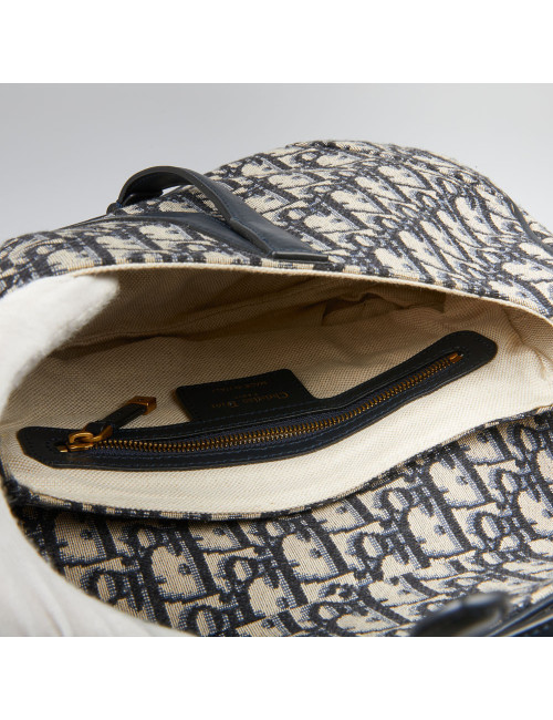 Saddle Dior toile jacquard