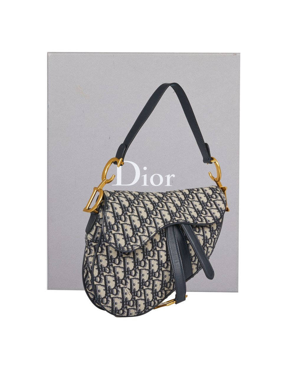 Saddle Dior oblique bleu