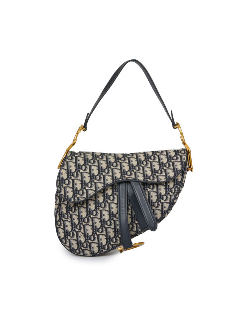 Saddle Dior oblique bleu