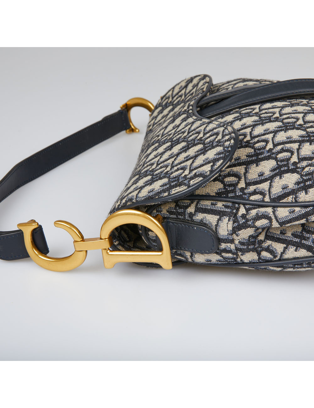 Saddle Dior oblique bleu