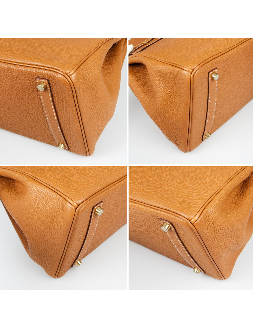 Birkin 35 HERMES taurillon clémence gold