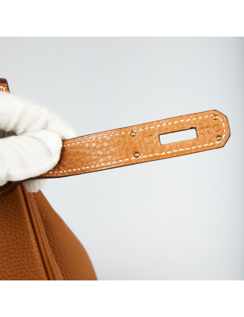 Birkin 35 HERMES taurillon clémence gold