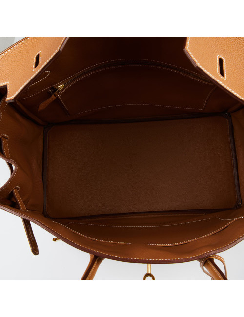 Birkin 35 HERMES taurillon clémence gold