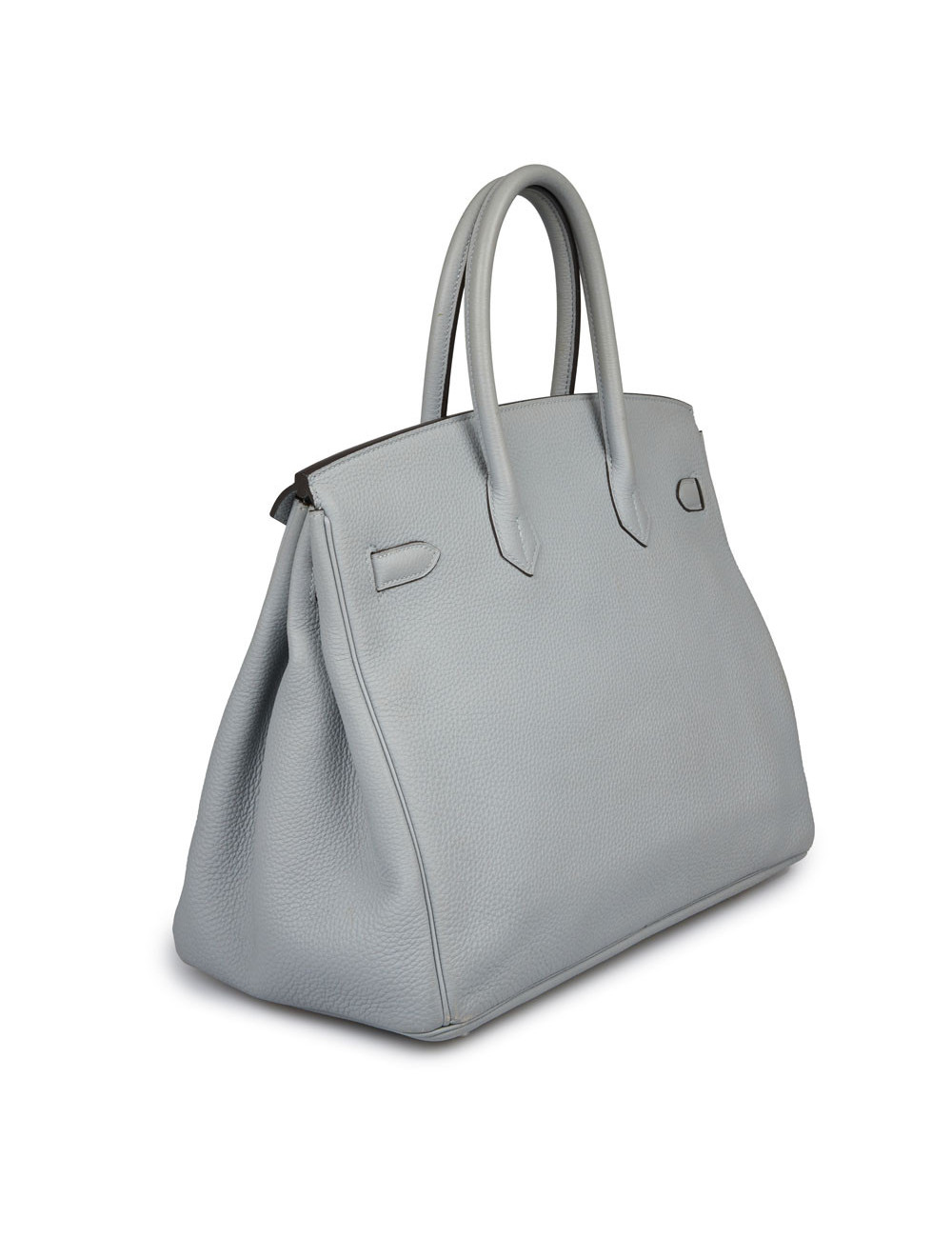 Birkin 35 HERMES togo gris lin