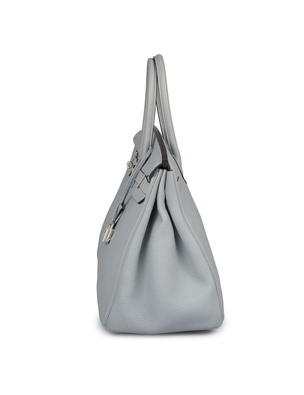 Birkin 35 HERMES togo gris lin