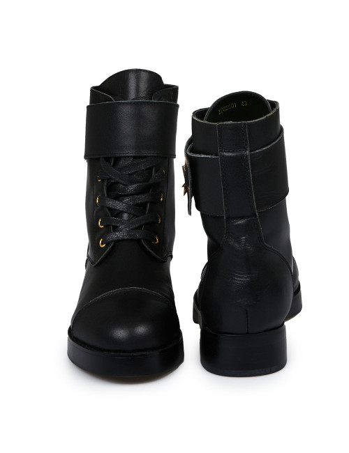 Boots LOUIS VUITTON Ranger Wonderland noires T40