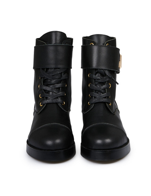 Boots LOUIS VUITTON Ranger Wonderland noires T40