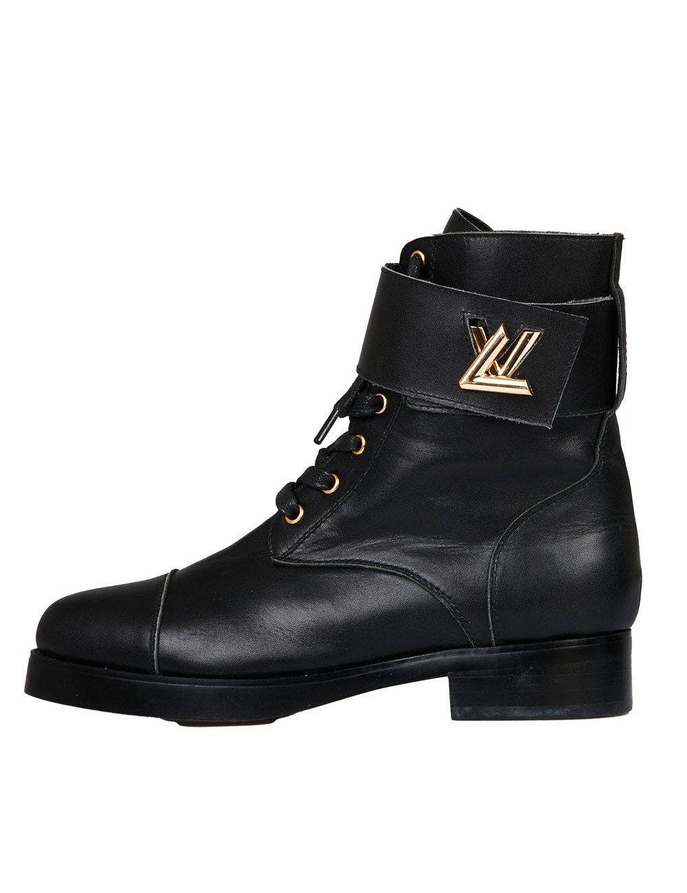 Boots LOUIS VUITTON Ranger Wonderland noires T40