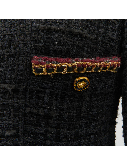 CHANEL black jacket Métiers d'Art 2020 Chateau des dames