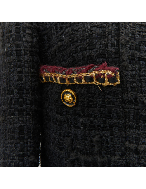 CHANEL black jacket Métiers d'Art 2020 Chateau des dames