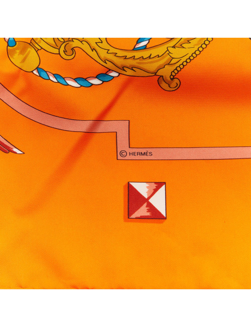 Grand foulard HERMES Les Clefs soie