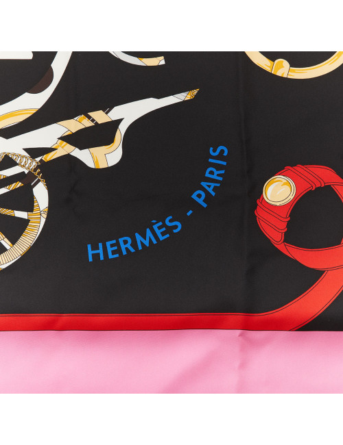 Grand foulard HERMES Tout en Carré soie
