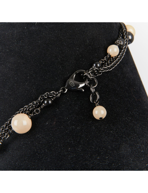 Sautoir CHANEL multirangs perles