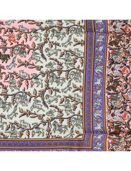 Carré HERMES Chasse en Inde