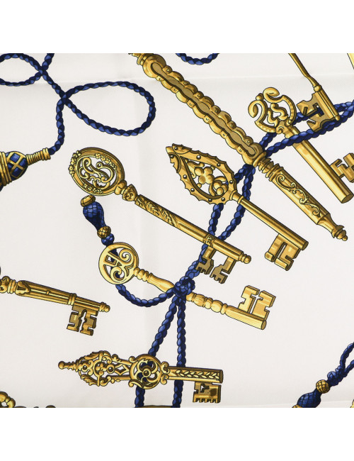Carré HERMES les Clefs soie