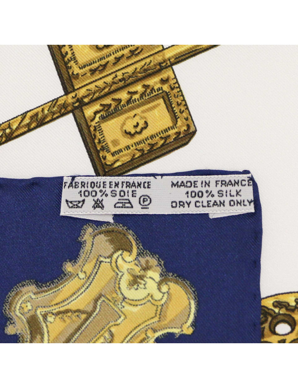 Carré HERMES les Clefs soie