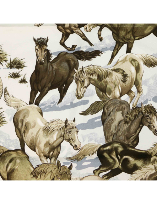 Carré HERMES Les Mustangs