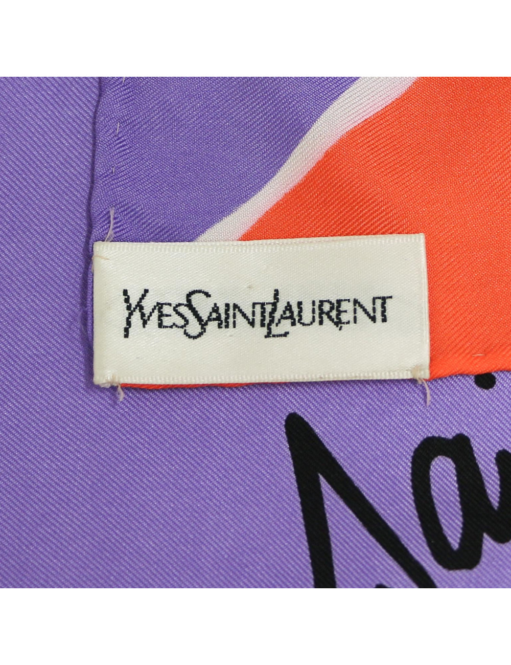 YVES SAINT LAURENT YSL Vintage silk scarf