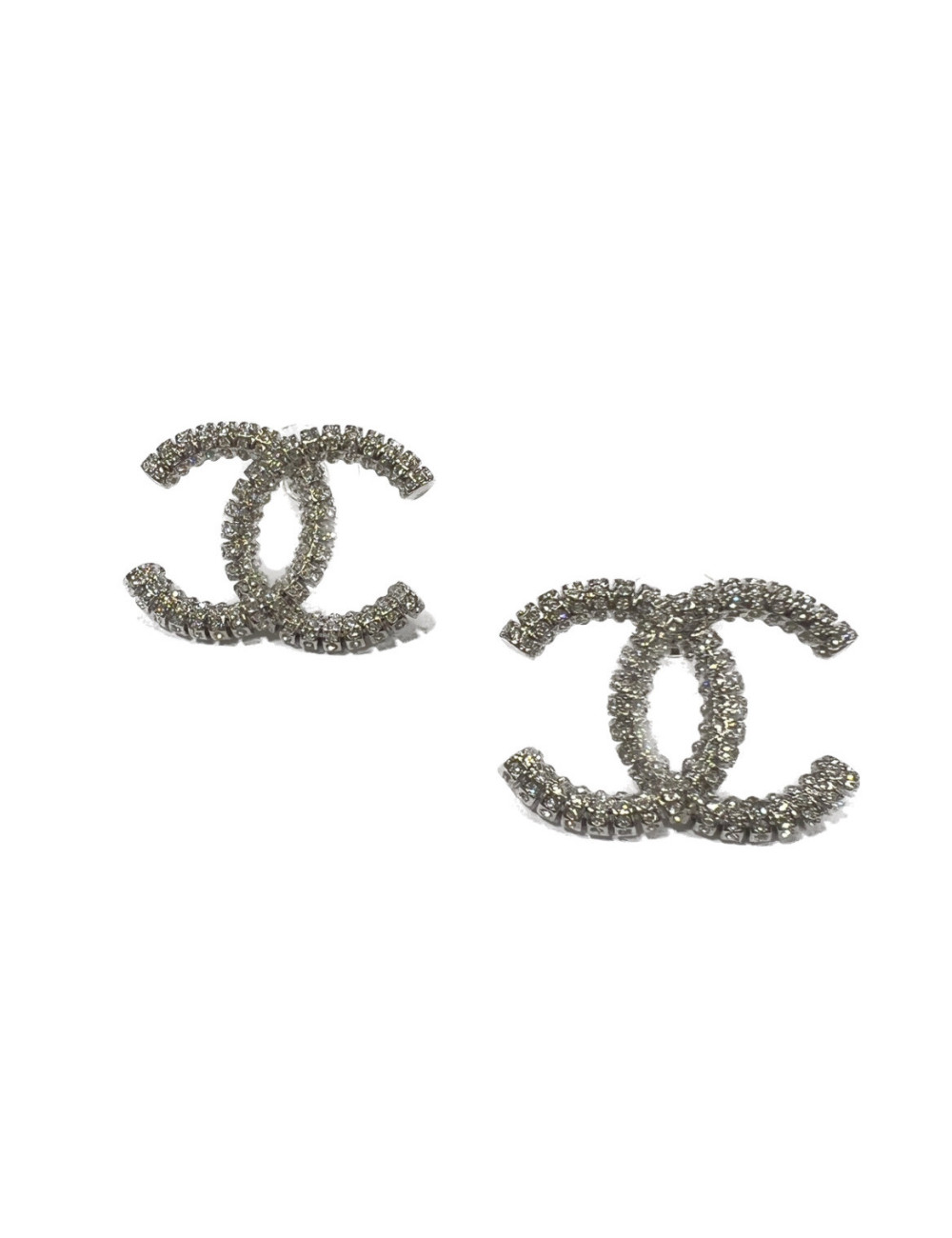 Clous CHANEL gros CC argent