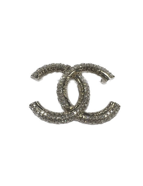Broche CHANEL strass 