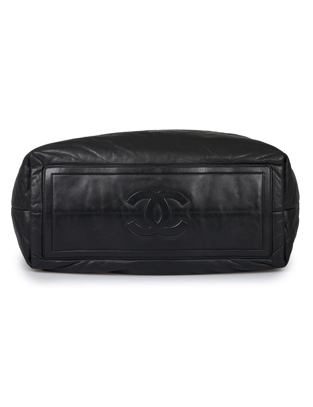 CHANEL Cocoon bag in reversible black and burgundy leather