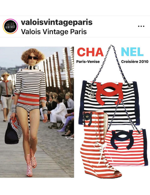 Cabas Beach CHANEL toile