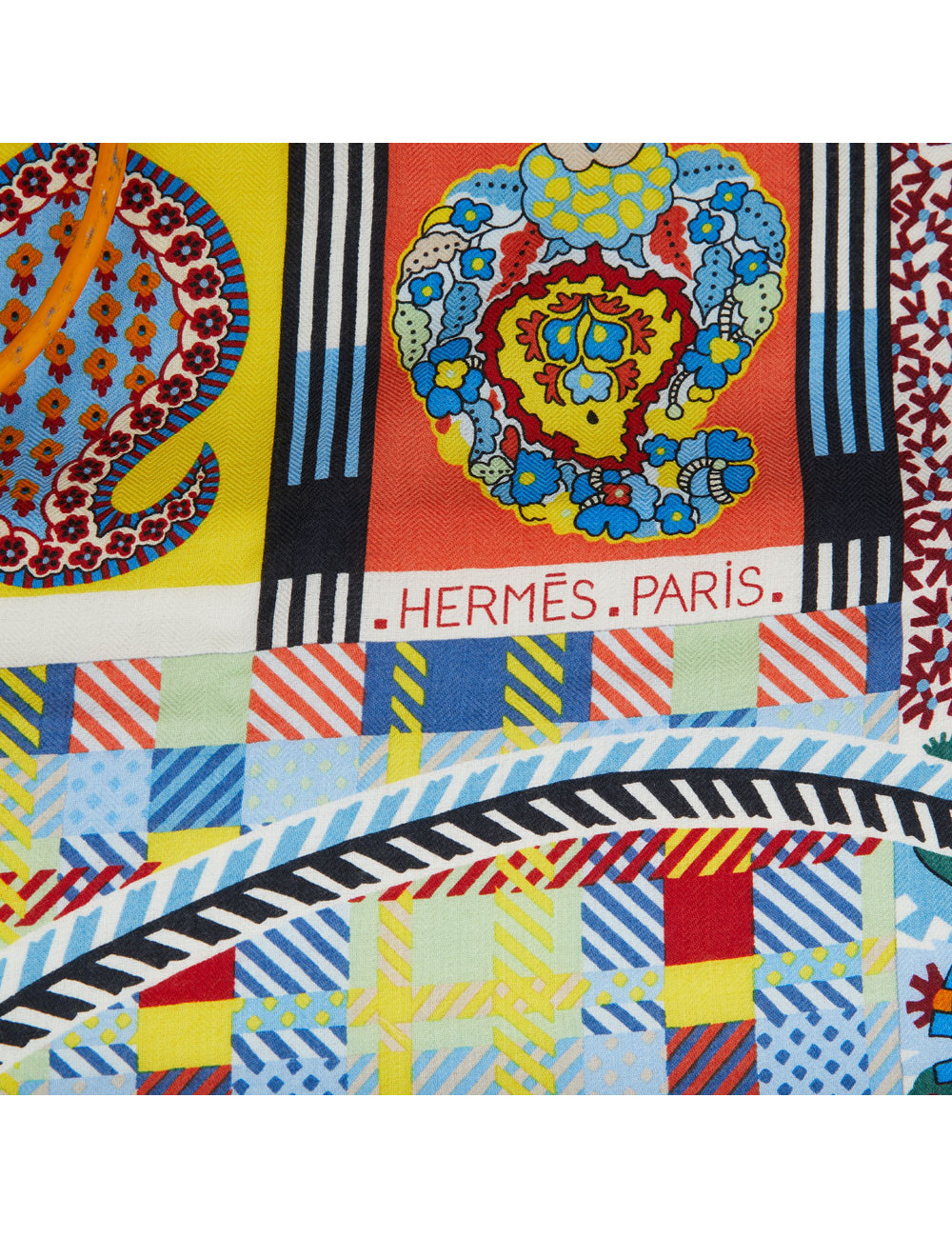 HERMES Paisley Blossom large shawl