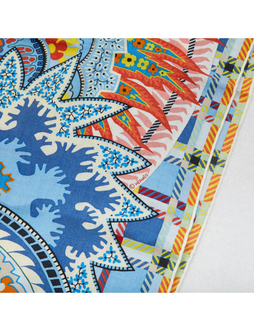 HERMES Paisley Blossom large shawl