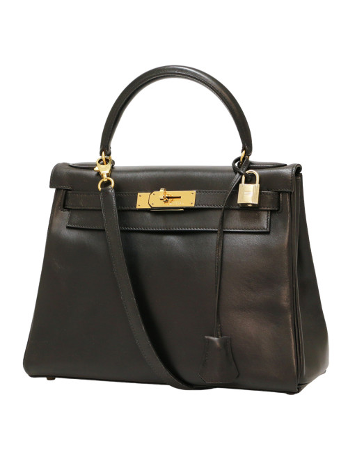 Kelly 28 vintage HERMÈS noir