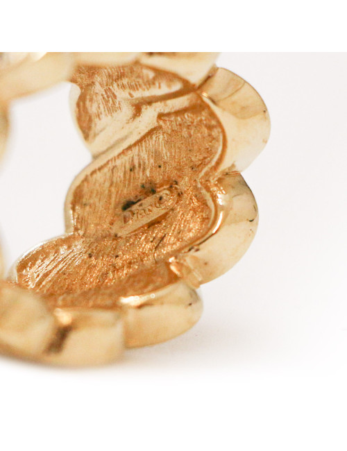 Anneau de foulard doré strass