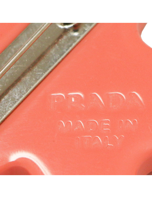 Broche PRADA étoile de mer corail